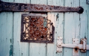 Window-In-Blue-Door